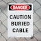 Signmission Caution Buried Cable Danger Sign, Plastic, 7in W x 10in L, 2PK OS-2PACK-DS-P-710-V-2277 - alternate 6